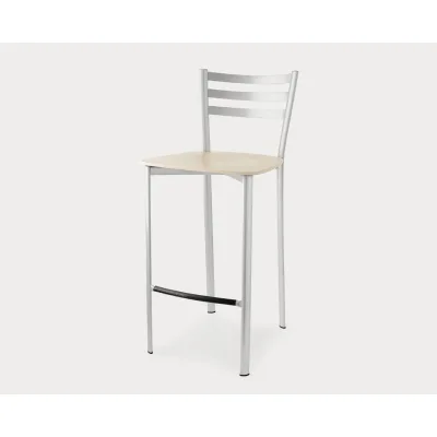Connubia Sgabello Ace CB1329 con struttura in metallo e seduta a scelta da h. 92 cm
