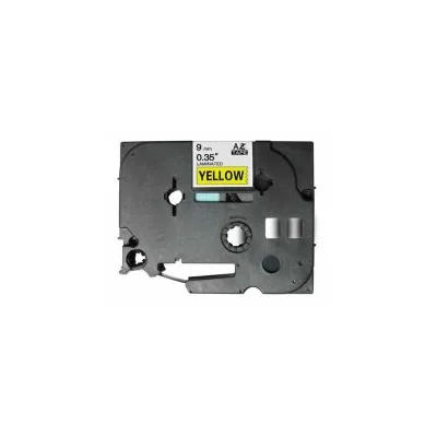 NASTRO ETICHETTE COMPATIBILE LAMINATO BROTHER TZE621 TZE-621 Larghezza 9 mm x 8 metri