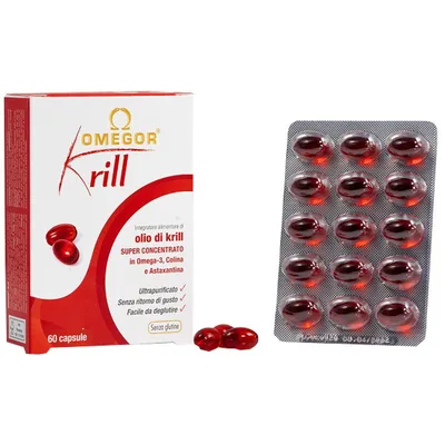 Omegor Krill Integratore Alimentare 60 Perle