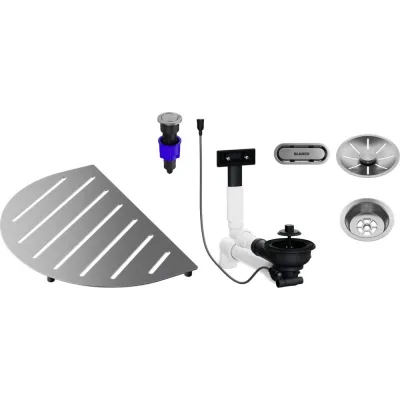Blanco | Pacchetto accessori per lavello OOVALON BUNDLE 1527993 in acciaio inox