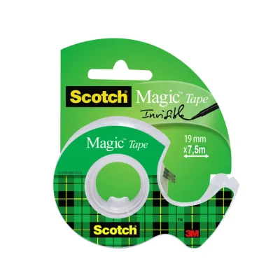 Nastro Adesivo Magic 810 con Chiocciola 1,9cm x 7,5m Trasparente Scotch