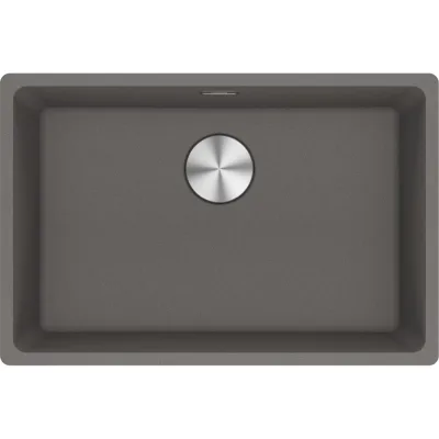Franke: Lavello una vasca Vasche Sottotop Maris MRG 110-62 125.0686.725 finitura fragranite stone grey da 65.3x43.3 cm
