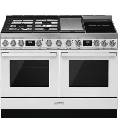 Smeg S Cucina CPF120IGMPWH con doppio forno termoventilato e piano cottura misto finitura bianco da 120x90 cm - IN PROMOZIONE FINO AL 6/07