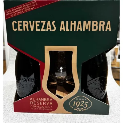 CONFEZIONE REGALO ALHAMBRA RESERVA 1925 ROJA CALICE
