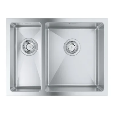 Grohe Lavello due vasche 31576SD1 finitura acciaio inox da 60x45 cm