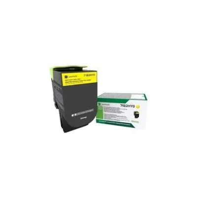 TONER ORIGINALE LEXMARK 71B2HY0 GIALLO CS417 CX517 3.5K