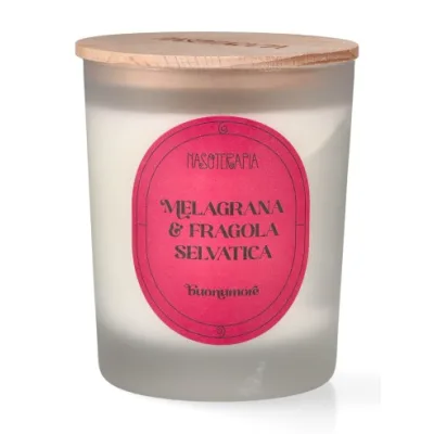 NASOTERAPIA CANDELA MELAGRANA E FRAGOLA SELVATICA 180G