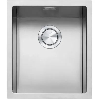 Barazza Lavello una vasca R12 1QR34I finitura inox satinato da 39.5x45.5 cm