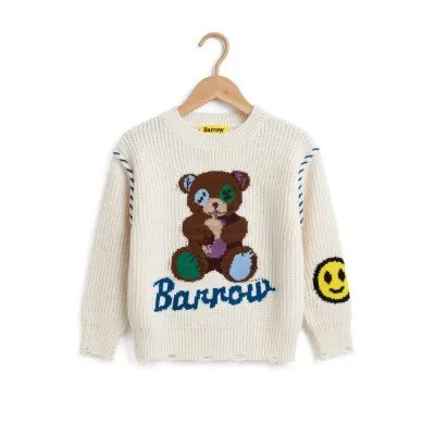 Maglione crema bambina e ragazza - BARROW