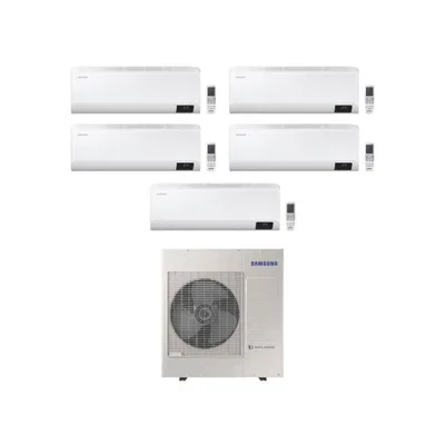 Climatizzatore Condizionatore Samsung Penta Split Inverter serie Cebu da 9000+9000+12000+12000+12000 con AJ100TXJ5KG R-32 Wi-Fi Integrato 9+9+12+12+12 A++/A+
