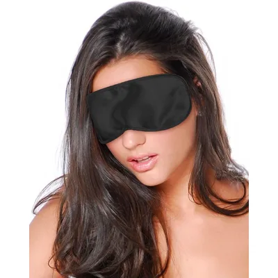 Pipedream Fetish Fantasy Satin Love Mask Maschera Occhi Nera BDSM Per Coppia