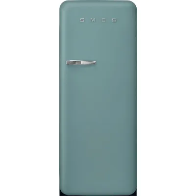 Smeg Frigorifero monoporta con cerniere a destra a libera installazione FAB28REGM6 finitura verde smeraldo da 60 cm - IN PROMOZIONE FINO AL 30/06