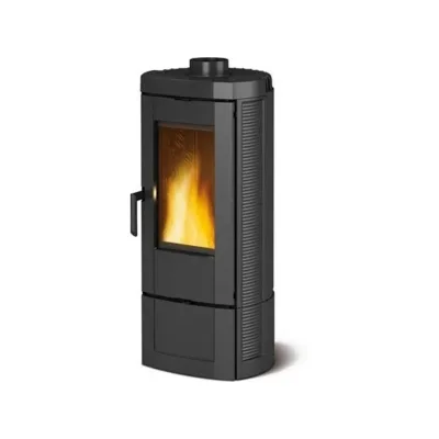 La Nordica Stufa a legna CANDY EOS 3008040 finitura nero antracite