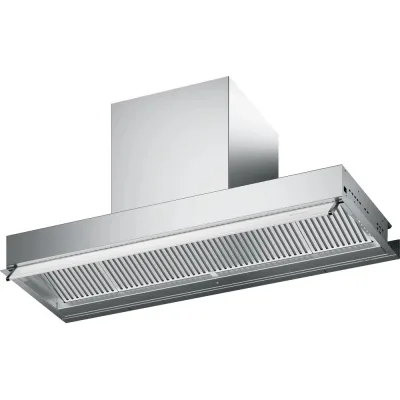 Faber Cappa da incasso IN-NOVA ZERO DRIP LITE A75 305.0703.268 finitura inox e vetro bianco da 75 cm