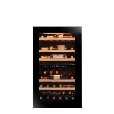 PRONTA CONSEGNA - Avintage Cantinetta vino a colonna da incasso AVI98PLATINUM finitura nero da 59 cm