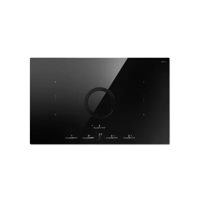 PRONTA CONSEGNA - Elica: Piano cottura a induzione con cappa NIKOLATESLA SWITCH GLOW RAW BR/A/83 PRF0200583 in vetro nero opaco da 83 cm