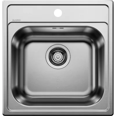 PRONTA CONSEGNA - Blanco | Lavello una vasca BLANCODANA 45 1625322 in acciaio inox da 48x50 cm - Sopratop