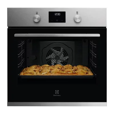 Electrolux | Forno multifunzione KOIGH04TX2 finitura inox e vetro nero da 60 cm