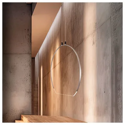 Minitallux Lampada a sospensione a LED Ciondolo finitura smoke steel by Icone Luce