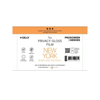 CELLY 5 PZ PROFILM PRIVACY NEW YORK PROFILMPRO5PRIV