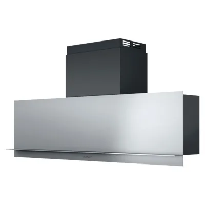 Barazza Cappa a parete MOOD 1KMDP12 finitura inox satinato e nero da 120 cm - IN PROMOZIONE FINO AL 6/07