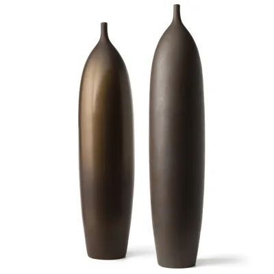 Adriani & Rossi Vaso Bottle high in ceramica opaca liscia
