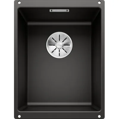 Blanco | Lavello una vasca SUBLINE 320-U 1525983 finitura nero da 35x46 cm - Sottotop