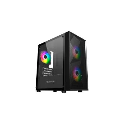 Case Unykach gaming MIR B200 Micro ATX, Mini ITX UK113011 Lato in vetro temperato - 3,5", 2,5" USB-A 2.0, 3.0 e audio