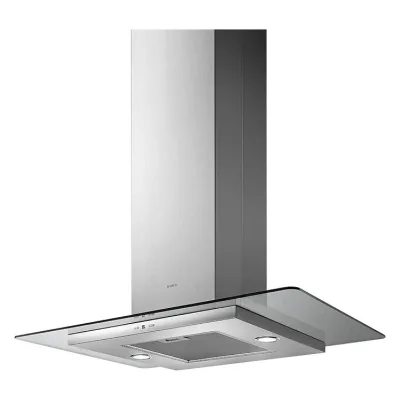 Elica Cappa a isola TRIBE A ISLAND IX/A/90X60 PRF0150293 finitura acciaio inox e vetro da 90 cm