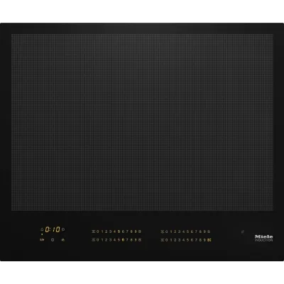 Miele Piano cottura a induzione KM 7667 FL in vetroceramica nero senza cornice da 60 cm