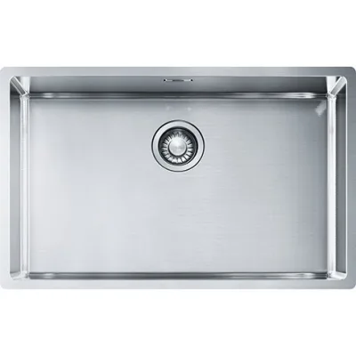 Franke: Lavello una vasca Franke: Box BXX 210-68/110-68 127.0369.284 finitura inox satinato da 72,5x45 cm
