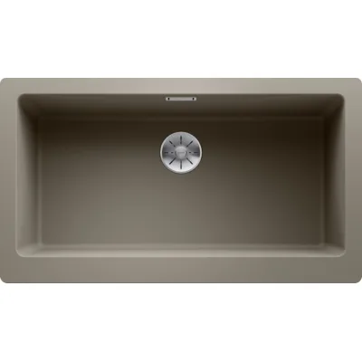 Blanco Lavello una vasca VINTERA XL 9-UF 1526107 finitura tartufo da 89.6x51 cm - Filotop/Sottotop