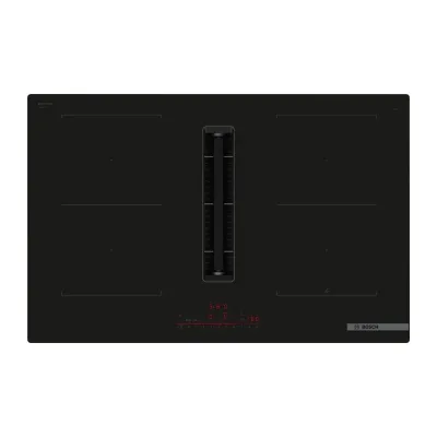 PRONTA CONSEGNA - Bosch Piano cottura a induzione con cappa integrata PVQ811H26E in vetroceramica nero da 80 cm - Serie 6