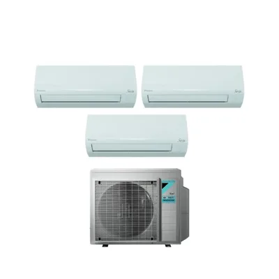 Climatizzatore Condizionatore DAIKIN Trial Split serie SIESTA Da 9000+9000+12000 Btu Inverter Con 3AMXF52A R-32 Wi-Fi Integrato 9+9+12 A++/A+