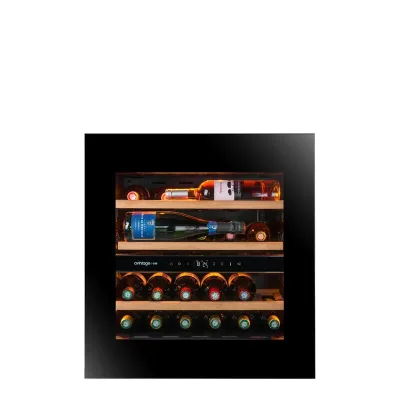 PRONTA CONSEGNA - Avintage Cantinetta vino sottopiano da incasso AVI60PLATINUM finitura nero da 60 cm