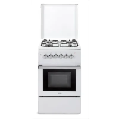 De Longhi Cucina a libera installazione DL554EW2 a 4 fuochi e forno elettrico finitura bianco da 50 cm