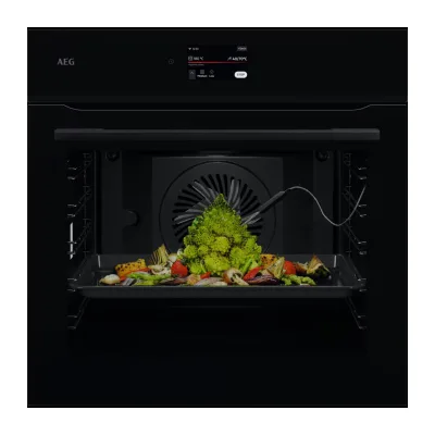 PRONTA CONSEGNA - AEG Forno MealAssist pirolitico da incasso NBE 7P731 AB finitura nero lucido da 60 cm