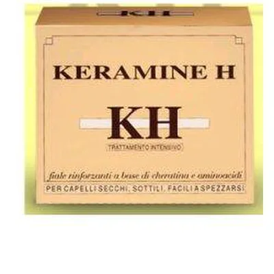 Keramin H Fascia Avorio Integratore Per Capelli Secchi 10 Fiale 10 ml