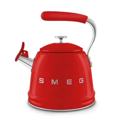 Smeg Bollitore a fischio WKF01RD finitura rosso - IN PROMOZIONE FINO AL 30/06