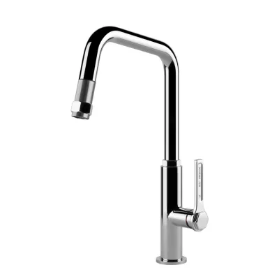 Gessi Miscelatore monocomando con doccetta estraibile Officine - Gessi 60053 031 finitura cromato - IN PROMOZIONE FINO AL 6/07