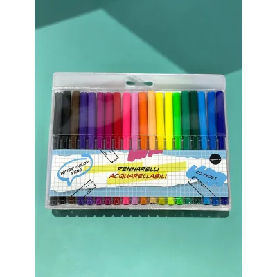 Set 20 pennarelli ad acqua