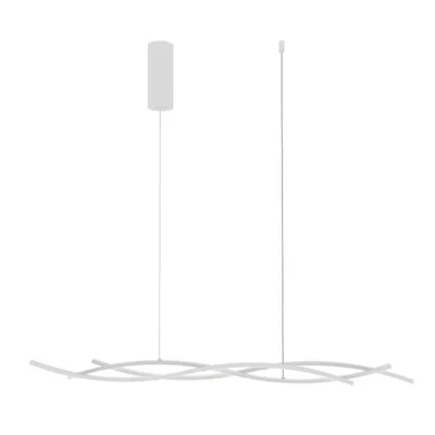 Lampadario a sospensione LED bianco contemporaneo, 40W, CCT, 118x105cm