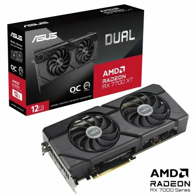 ASUS Dual Radeon RX 7700 XT OC Edition 12GB GDDR6