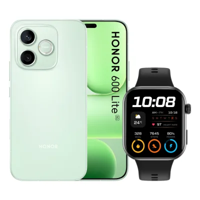 HONOR 600 LITE 5G DUAL SIM 6.6" OCTA CORE 256GB RAM 8GB 5G ITALIA SPROUT GREEN + WATCH 2i SMARWATCH BLACK