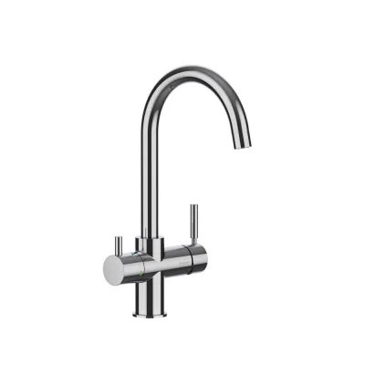 ProAcqua Miscelatore doppio comando a 5 vie OMIN 1801055 finitura cromo - con set depuratore