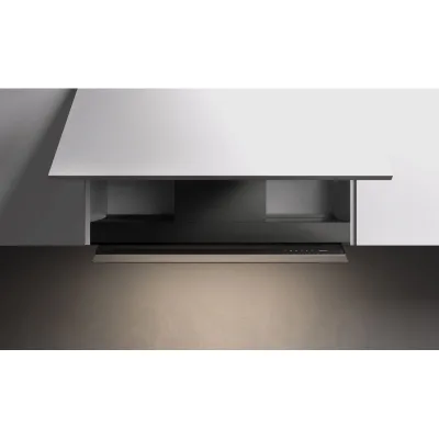 Falmec Cappa da incasso Virgola No-Drop Comfort finitura nero da 120 cm - 800 m3/h