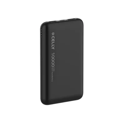 CELLY POWERBANK SSB 10000MAH BLACK PBSSB10000BK