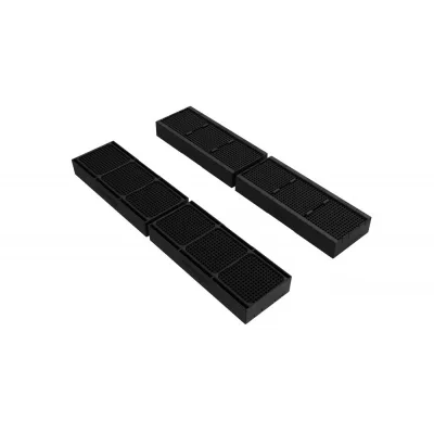 Fulgor Kit filtri carbone FCHF ARIA+ finitura nero opaco