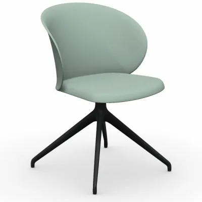 Connubia Sedia girevole Tuka CB21217-MTO 180 con struttura in alluminio e seduta a scelta - Con braccioli - IN PROMOZIONE FINO ALL' 11/07