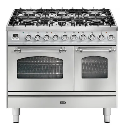 Ilve Cucina PD10N da incasso Nostalgie PD106DNE3 doppio forno e piano cottura 6 fuochi con dual da 100 cm - PROMOZIONE ATTIVA FINO AL 19/10